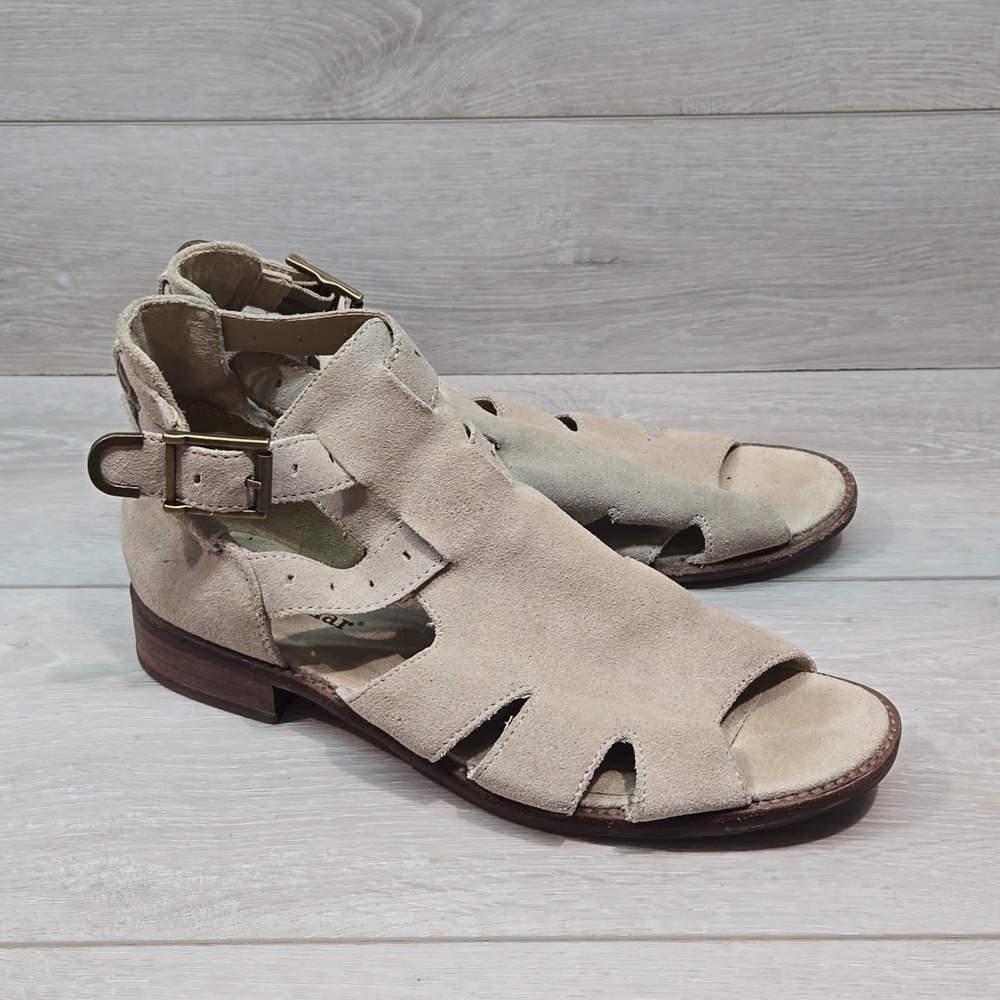 Caterpillar Women Leather Open Toe Heels Sandals shoes sz 10